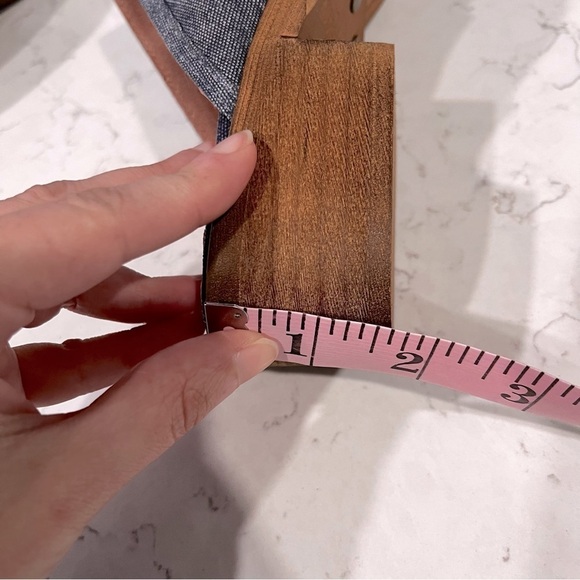 MUSSE & CLOUD Denim Southwestern Embroidered Almond Toe Mules Size US 8 - Picture 12 of 12